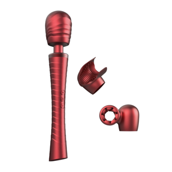 ManWan - Man.Wand Edgy - Wand Vibrator voor Haar &amp; Hem - Red Velvet