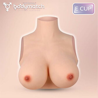 Bodymatch - Boodie - Realistische Siliconen Borstprothese - Lichte Huidskleur - Cup E