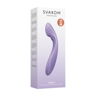Svakom - Margot - G-spot Vibrator - Dubbele Motor - App Control - Lila