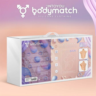 Bodymatch - Boomax - Hyperrealistisch Siliconen Mannelijk Bovenlichaam - Lichte Huidskleur - Maat S