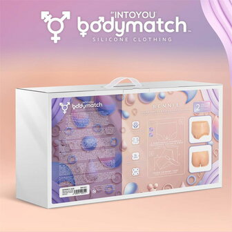 Bodymatch - Bennie - Realistisch Siliconen Onderlichaam met Vagina en Anus - Lichte Huidskleur - Maat S