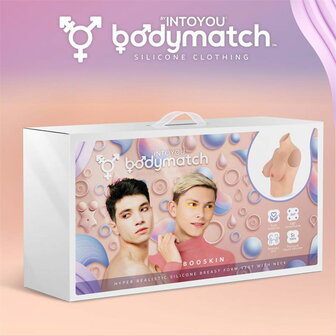 Bodymatch - Booskin - Realistische Siliconen Borstprothese - Lichte Huidskleur - Cup E