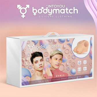 Bodymatch - Bowie - Realistische siliconen borstprothese - Lichte Huidskleur - Cup C