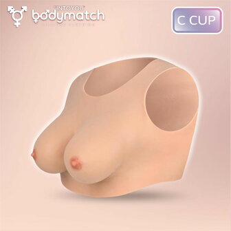 Bodymatch - Bowie - Realistische siliconen borstprothese - Lichte Huidskleur - Cup C