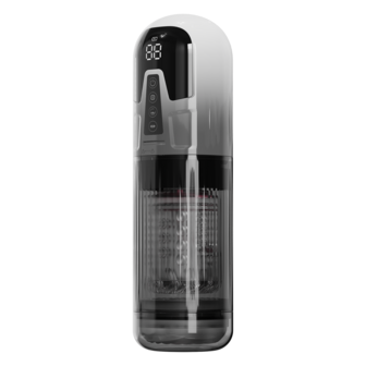 Rimba Toys - Orgastobator 08 - Masturbator - Zwart/Transparant