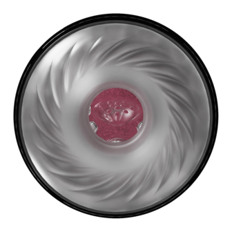 Rimba Toys - Orgastobator 08 - Masturbator - Zwart/Transparant