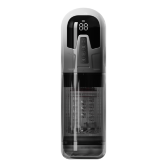 Rimba Toys - Orgastobator 08 - Masturbator - Zwart/Transparant