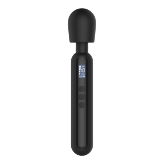 Rimba - Sensual Nights SN10 - Medium Wand Vibrator - Massager - Zwart