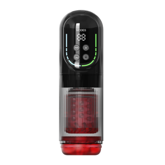 Rimba Toys - Orgastobator 07 - Masturbator - Rood/Transparant