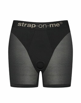 Strap-On-Me - Halo - Strap-On Harnas Broekje - Zwart - Maat M