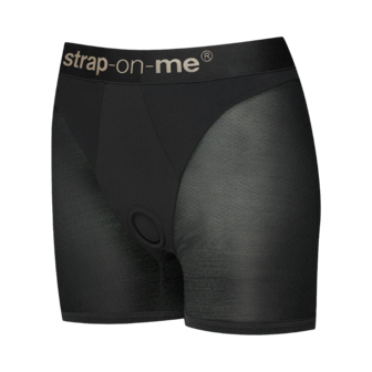 Strap-On-Me - Halo - Strap-On Harnas Broekje - Zwart - Maat XL