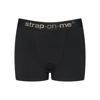 Strap-On-Me - Allure - Strap-On Harnas Short - Zwart - Maat XL