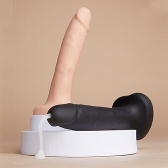 Strap-on-Me - Squirting Cum Dildo - Realistiche Spuitende Dildo - Zwart - Maat XL