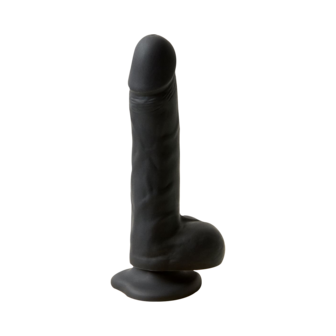 Strap-On-Me - Roterende &amp; Vibrerende Realistische Dildo - Zwart