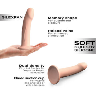 Dorcel - Real Pleasure - Stijlvolle Siliconen Dildo - Lichte Huidskleur - Maat M