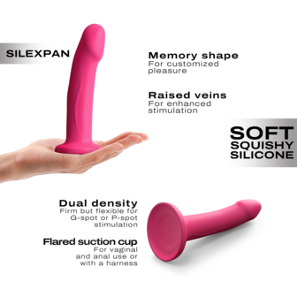 Dorcel - Real Pleasure - Stijlvolle Siliconen Dildo - Roze - Maat S