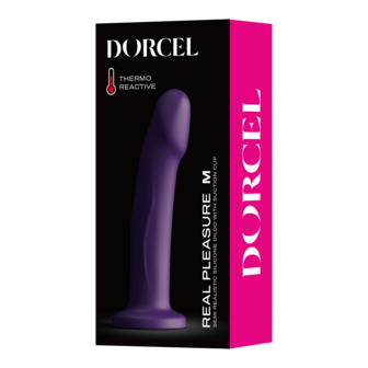 Dorcel - Real Pleasure - Stijlvolle Siliconen Dildo - Paars - Maat M
