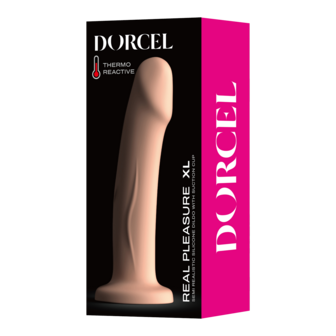 Dorcel - Real Pleasure - Stijlvolle Siliconen Dildo - Lichte Huidskleur - Maat XL