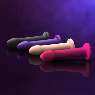 Dorcel - Real Pleasure - Stijlvolle Siliconen Dildo - Zwart - Maat XL