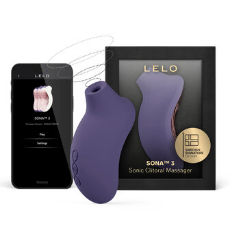 Lelo - Sona 3 - Luchtdruk Vibrator - Paars