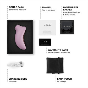 Lelo - Sona 3 Cruise -  Luchtdruk Vibrator - Zachtroze