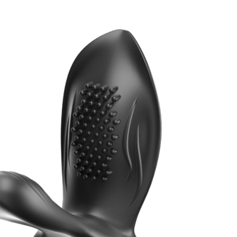 IY Daxer - Vibrerende Penisverlenger met Afstandsbediening - Zwart