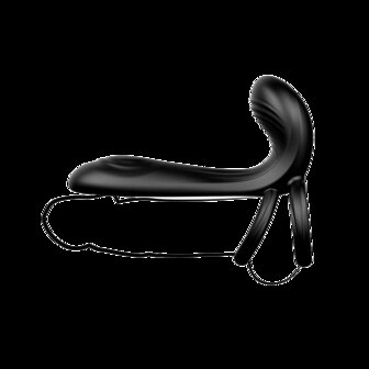 IY Synkox - Vibrerende Penisverlenger met Afstandsbediening - Zwart