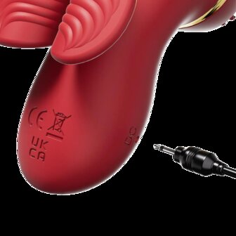 IY Beeny - Multifunctionele vibrator - Met 4 Opzetstukjes - Rood