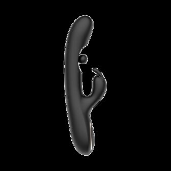 IY Patty - Rabbit Vibrator met Roterende Bal - Zwart