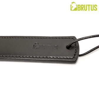 Brutus - Lederen Puppy Trainer Paddle - Zwart