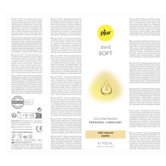 Pjur Med Soft - Glijmiddel op siliconenbasis - 100 ml