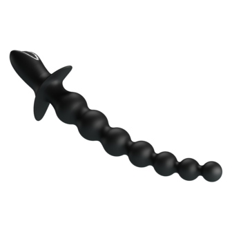 Pretty Love - Rigdon - Anale Kralen Vibrator - Zwart