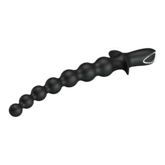 Pretty Love - Rigdon - Anale Kralen Vibrator - Zwart