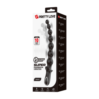 Pretty Love - Rigdon - Anale Kralen Vibrator - Zwart