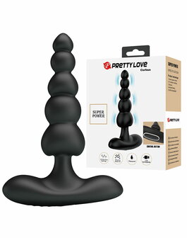 Pretty Love - Corban - Anale Kralen Vibrator - Zwart