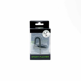 Sport Fucker - Siliconen Cockring Met Penisplug - Grijs