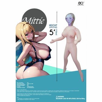 Hussy Alicia - Opblaaspop met Drie Ingangen