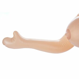 Hussy Selena - Opblaaspop met Twee Openingen en Grote Borsten