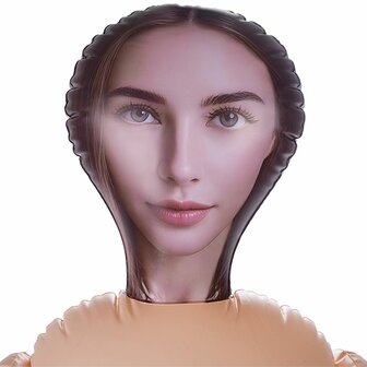 Hussy Selena - Opblaaspop met Twee Openingen en Grote Borsten