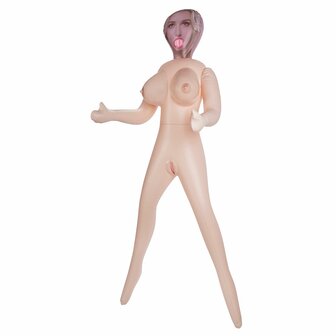 Hussy Luna - Opblaaspop met Drie Openingen en Grote Borsten