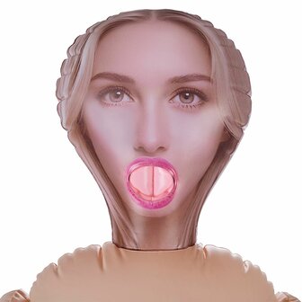 Hussy Luna - Opblaaspop met Drie Openingen en Grote Borsten