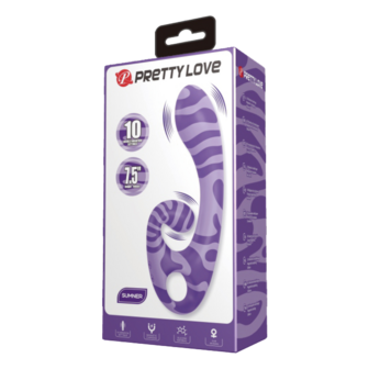 Pretty Love - Summer - Rabbit Vibrator - Paars/Lila