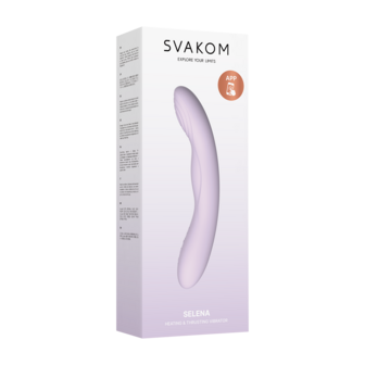 Svakom - Selena- Verwarmende en Stotende Vibrator - Lila