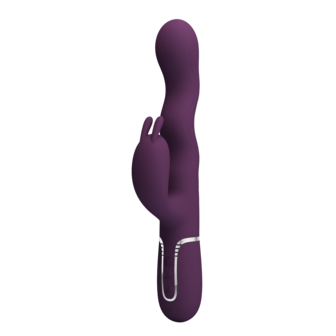 Pretty Love - Laurens - Rabbit Vibrator met Climax Button - Paars