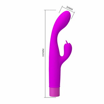 Pretty Love - Josie - Buigzame G-spot Vibrator - Paars