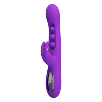 Pretty Love - Sabien - Rabbit Vibrator met LED Display - Paars