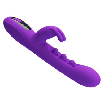 Pretty Love - Sabien - Rabbit Vibrator met LED Display - Paars