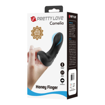 Pretty Love - Camelia - Vinger Vibrator - Zwart
