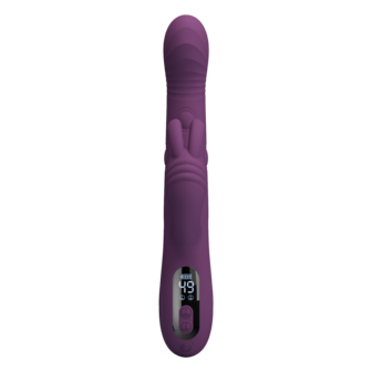 Pretty Love - Dee - Rabbit Vibrator met LED Display - Paars
