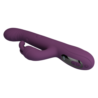 Pretty Love - Dee - Rabbit Vibrator met LED Display - Paars